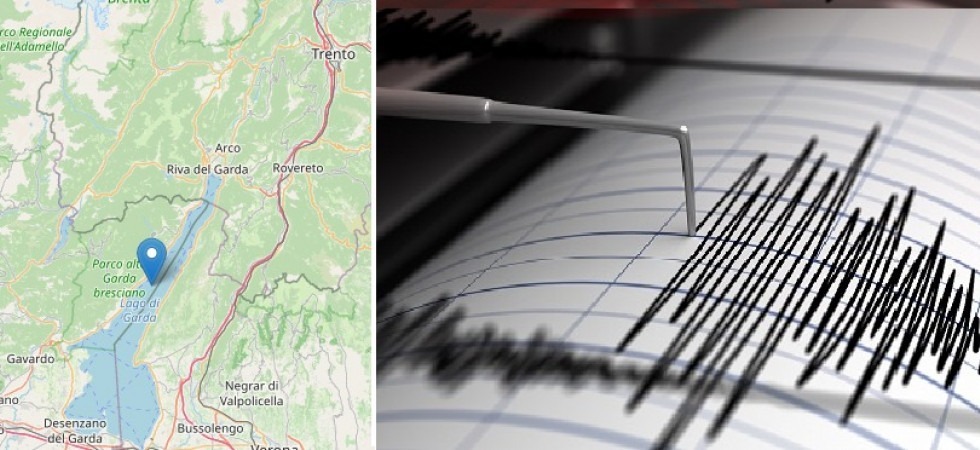 Trema la terra sotto il lago di Garda: scossa di terremoto all'altezza di Gargnano